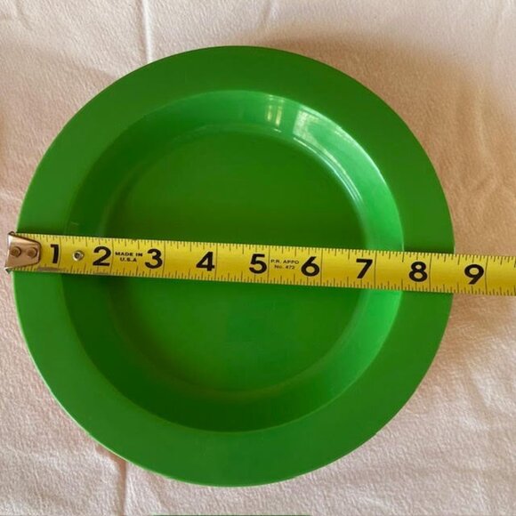 VTG MCM INGRID CHICAGO Party Ball Picnic Camping Set Retro Red Service For 6 - Picture 7 of 16